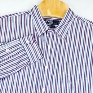 Polo Ralph Lauren Marlowe XXL Striped Button Down Long Sleeve Dress Shirt